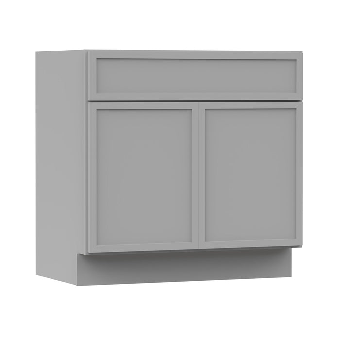 39" Birch Plywood Freestanding Single Base Storage Cabinet, With Soft Close Door - HomeBeyond