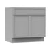 39" Birch Plywood Freestanding Single Base Storage Cabinet, With Soft Close Door - HomeBeyond