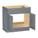 39" Birch Plywood Freestanding Single Base Storage Cabinet, With Soft Close Door - HomeBeyond
