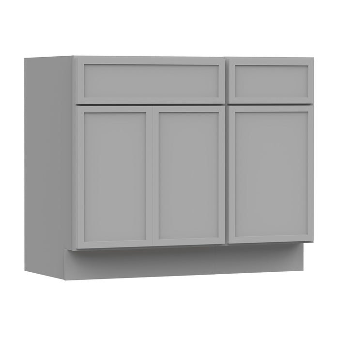 39" Modern Freestanding Birch & Plywood Bathroom Vanity Base Only – Shaker Style Storage Cabinet with 1 Drawer & 3 Soft-Closing Doors VA4124-151 - HomeBeyond