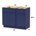 39" Modern Freestanding Birch & Plywood Bathroom Vanity Base Only – Shaker Style Storage Cabinet with 1 Drawer & 3 Soft-Closing Doors VA4124-151 - HomeBeyond