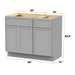 39" Modern Freestanding Birch & Plywood Bathroom Vanity Base Only – Shaker Style Storage Cabinet with 1 Drawer & 3 Soft-Closing Doors VA4124-151 - HomeBeyond