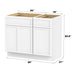 39" Modern Freestanding Birch & Plywood Bathroom Vanity Base Only – Shaker Style Storage Cabinet with 1 Drawer & 3 Soft-Closing Doors VA4124-151 - HomeBeyond