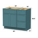 39" Modern Freestanding Birch & Plywood Bathroom Vanity Base Only – Shaker Style Storage Cabinet with 3 Drawers & 1 Soft-Closing Door VA4124-153 - HomeBeyond
