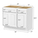 39" Modern Freestanding Oak Plywood Bathroom Vanity Base Only – Shaker Style Storage Cabinet with 1 Drawer & 3 Soft-Closing Doors VA4024-151 - HomeBeyond