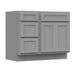 39" Modern Freestanding Oak Plywood Bathroom Vanity Base Only – Shaker Style Storage Cabinet with 3 Drawers & 1 Soft-Closing Door VA4024-153 - HomeBeyond