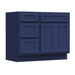 39" Modern Freestanding Oak Plywood Bathroom Vanity Base Only – Shaker Style Storage Cabinet with 3 Drawers & 1 Soft-Closing Door VA4024-153 - HomeBeyond