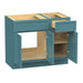 39" Oak Bathroom Vanity Cabinet without Top - 1 Drawer & 3 Doors - HomeBeyond