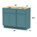 39" Oak Bathroom Vanity Cabinet without Top - 1 Drawer & 3 Doors - HomeBeyond