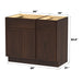 39" Plywood Bathroom Vanity Cabinet without Top - 1 Drawer & 3 Doors - HomeBeyond