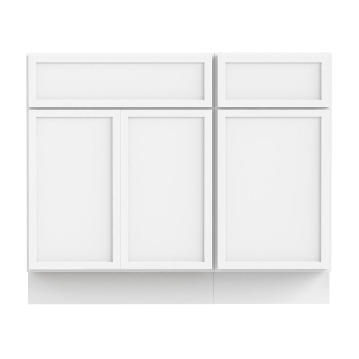 39" Plywood Bathroom Vanity Cabinet without Top - 1 Drawer & 3 Doors - HomeBeyond