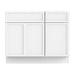 39" Plywood Bathroom Vanity Cabinet without Top - 1 Drawer & 3 Doors - HomeBeyond
