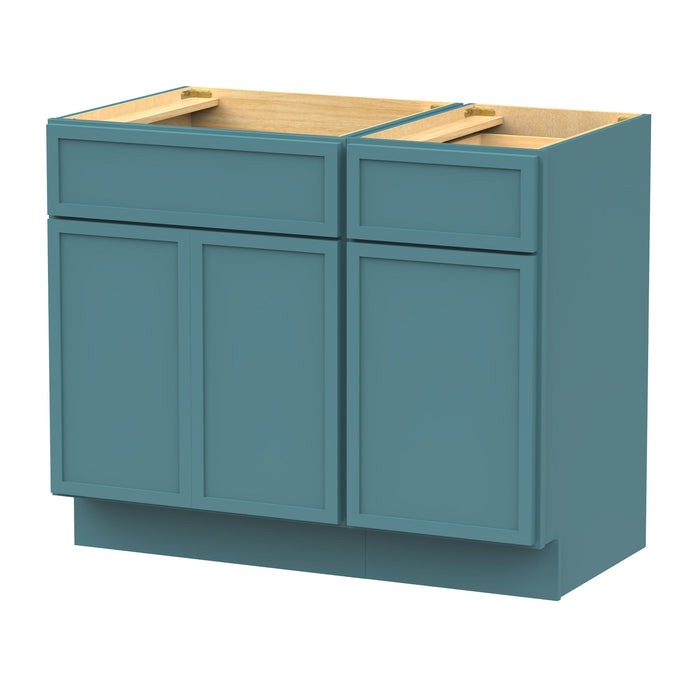 39" Plywood Bathroom Vanity Cabinet without Top - 1 Drawer & 3 Doors - HomeBeyond