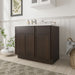39" Plywood Bathroom Vanity Cabinet without Top - 1 Drawer & 3 Doors - HomeBeyond