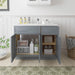 39" Plywood Bathroom Vanity Cabinet without Top - 1 Drawer & 3 Doors - HomeBeyond