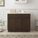 39" Plywood Bathroom Vanity Cabinet without Top - 1 Drawer & 3 Doors - HomeBeyond