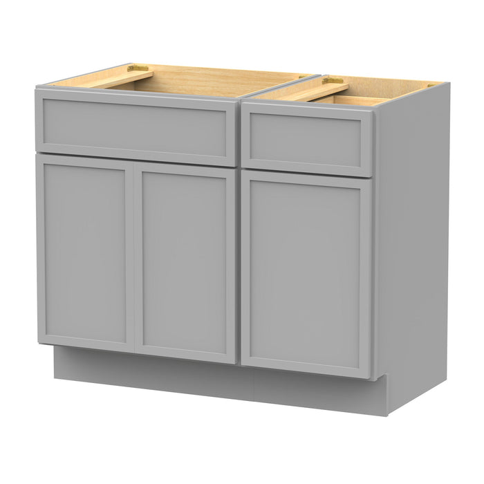 39" Plywood Bathroom Vanity Cabinet without Top - 1 Drawer & 3 Doors - HomeBeyond
