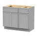 39" Plywood Bathroom Vanity Cabinet without Top - 1 Drawer & 3 Doors - HomeBeyond