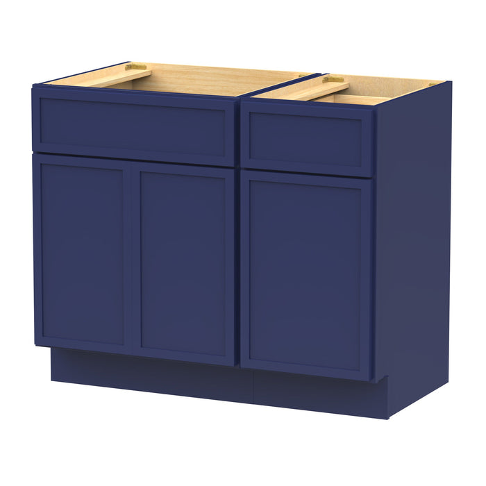 39" Plywood Bathroom Vanity Cabinet without Top - 1 Drawer & 3 Doors - HomeBeyond