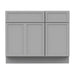 39" Plywood Bathroom Vanity Cabinet without Top - 1 Drawer & 3 Doors - HomeBeyond