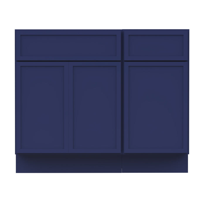 39" Plywood Bathroom Vanity Cabinet without Top - 1 Drawer & 3 Doors - HomeBeyond