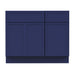 39" Plywood Bathroom Vanity Cabinet without Top - 1 Drawer & 3 Doors - HomeBeyond