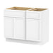 39" Plywood Bathroom Vanity Cabinet without Top - 1 Drawer & 3 Doors - HomeBeyond
