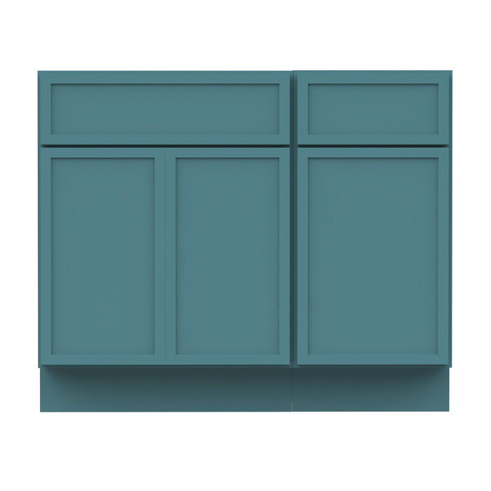 39" Plywood Bathroom Vanity Cabinet without Top - 1 Drawer & 3 Doors - HomeBeyond