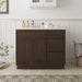 39" Plywood Bathroom Vanity Cabinet without Top - 3 Drawers & 1 Door - HomeBeyond
