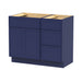39" Plywood Bathroom Vanity Cabinet without Top - 3 Drawers & 1 Door - HomeBeyond