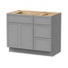 39" Plywood Bathroom Vanity Cabinet without Top - 3 Drawers & 1 Door - HomeBeyond