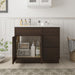 39" Plywood Bathroom Vanity Cabinet without Top - 3 Drawers & 1 Door - HomeBeyond