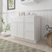 39" Plywood Bathroom Vanity Cabinet without Top - 3 Drawers & 1 Door - HomeBeyond