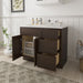 39" Plywood Bathroom Vanity Cabinet without Top - 3 Drawers & 1 Door - HomeBeyond