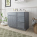 39" Plywood Bathroom Vanity Cabinet without Top - 3 Drawers & 1 Door - HomeBeyond