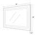 39" x 28" LED Lighted Illuminated Bathroom Vanity Wall Mirror - HomeBeyond