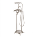 40" Modern Solid Brass Freestanding Bathtub Faucet Single Handle Tub Filler with Handheld Shower VA2019 - HomeBeyond