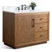 42" Bathroom Vanity with Sink and Top, With Soft Closing Doors - HomeBeyond