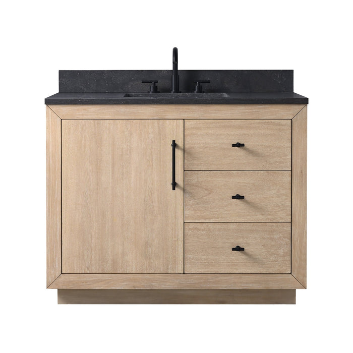 42" Bathroom Vanity with Sink and Top, With Soft Closing Doors - HomeBeyond