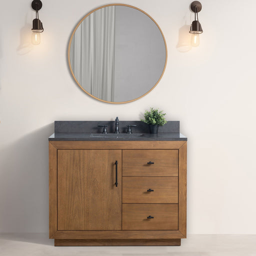 42" Bathroom Vanity with Sink and Top, With Soft Closing Doors - HomeBeyond