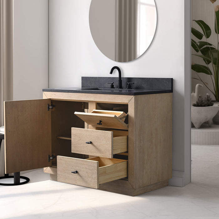 42" Bathroom Vanity with Sink and Top, With Soft Closing Doors - HomeBeyond