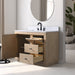 42" Bathroom Vanity with Sink and Top, With Soft Closing Doors - HomeBeyond