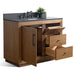 42" Bathroom Vanity with Sink and Top, With Soft Closing Doors - HomeBeyond