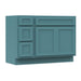 42" Modern Freestanding Oak Plywood Bathroom Vanity Base Only – Shaker Style Storage Cabinet with 3 Drawers & 2 Soft-Closing Doors VA4030-123 - HomeBeyond