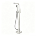 42" Modern Freestanding Waterfall Bathtub Faucet Single Handle Tub Filler with Handheld Shower VA2016 - HomeBeyond