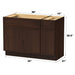 42" Plywood Bathroom Vanity Cabinet without Top - 1 Drawer & 3 Doors - HomeBeyond