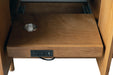 42" Single Sink Freestanding Bathroom Vanity with Milano Mist Engineered Stone Countertop, Integrated Ceramic Sink, Hidden Power & USB Charging Station and Hair Dryer Storage VA1242 - HomeBeyond