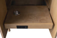 42" Single Sink Freestanding Bathroom Vanity with Milano Mist Engineered Stone Countertop, Integrated Ceramic Sink, Hidden Power & USB Charging Station and Hair Dryer Storage VA1242 - HomeBeyond