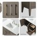 42" Single Sink Modern Freestanding Bathroom Vanity Set with Arabescato White Engineered Marble Top – Storage Cabinet with Soft-Closing Doors & Drawers VA9042 - HomeBeyond