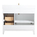 42" Single Sink Modern Freestanding Solid Wood Bathroom Vanity Set with Ariston White Engineered Marble Top – Storage Cabinet with Soft-Closing Drawers VA8042 - HomeBeyond